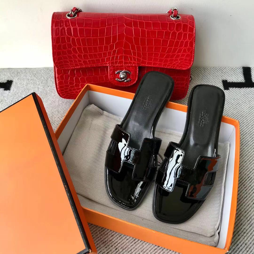 에르메스 올수공 오란 슬리퍼 샌들 페이던트 20